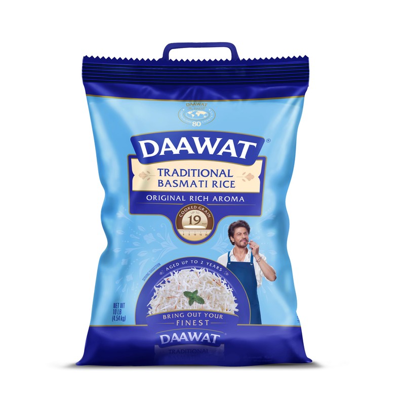 Daawat Traditional Basmati White Rice - Authentic Extra Long Grain