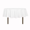 sancua Round Tablecloth - 60 Inch - Water Resistant Spill