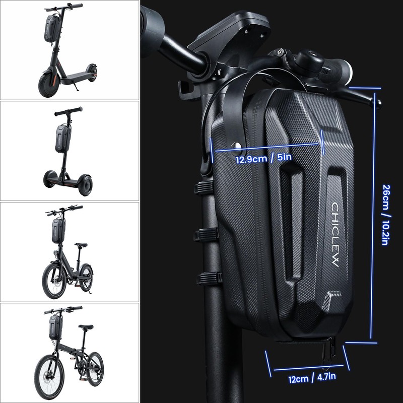 CHICLEW 3L Large Scooter Bag with Handle, Portable Electric Scooter