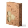 Hyoola White Beeswax Taper Candles – Hand Dipped, Decorative, All