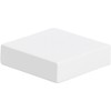 Atlas Homewares A833-WG Successi Thin Square Knob, 1.34-Inch, White Gloss