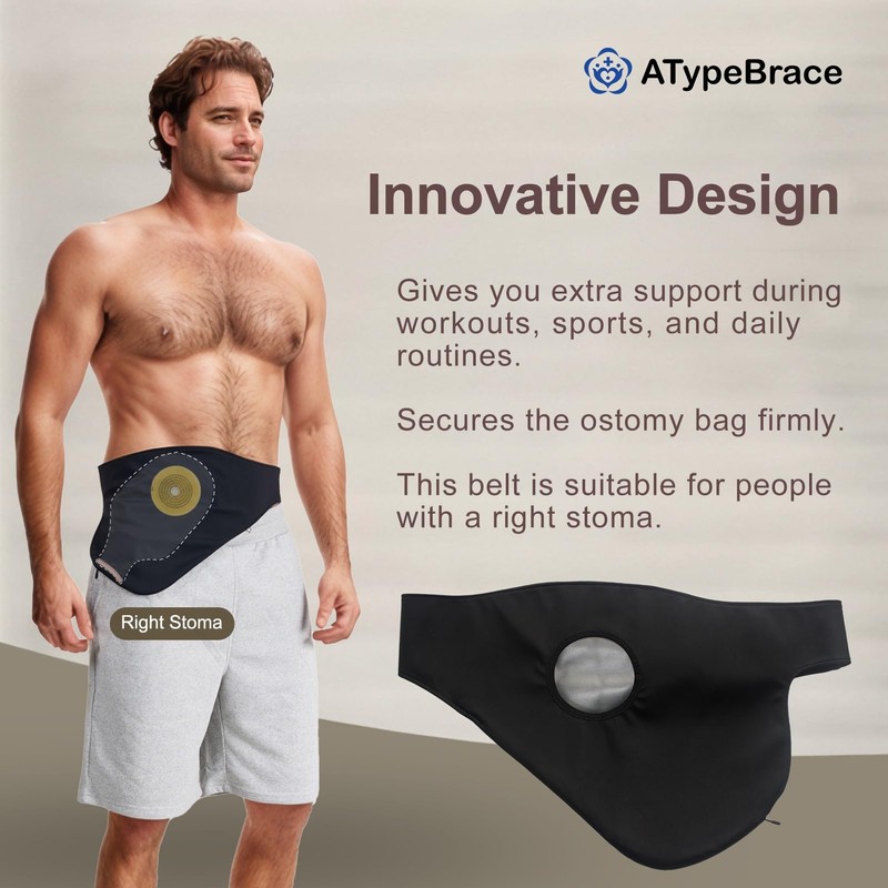 Diagonal Ostomy Belt: Leak - Proof & Odor - Masking