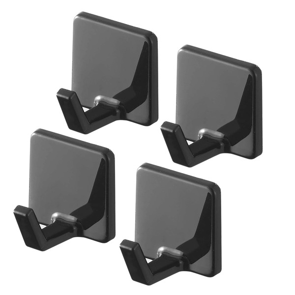 Yamazaki 5669 Film Hooks, S, Set of 4, Black, Approx.