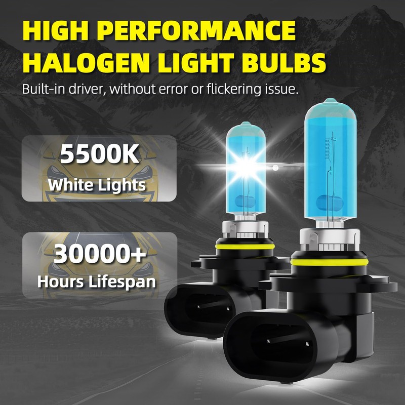 DMEPUGI Headlight Bulbs Fit For Toyota RAV4 2013-2015, 9005 9005