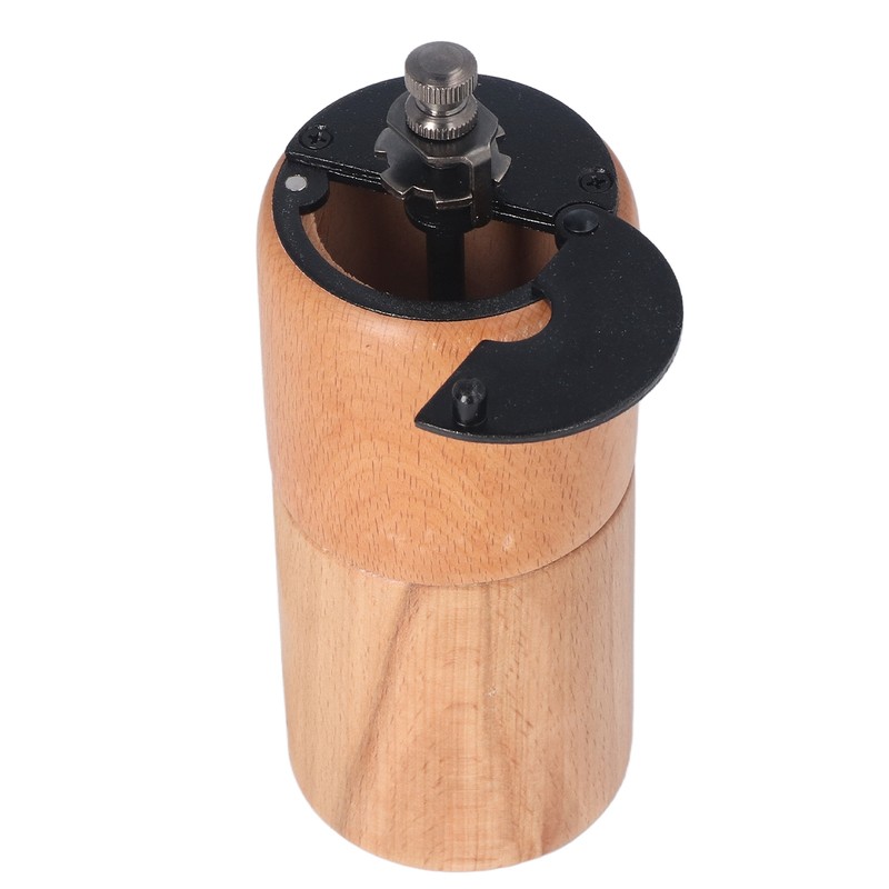 Manual Coffee Grinder Adjustable Coarseness Quiet Portable Wooden Hand Crank