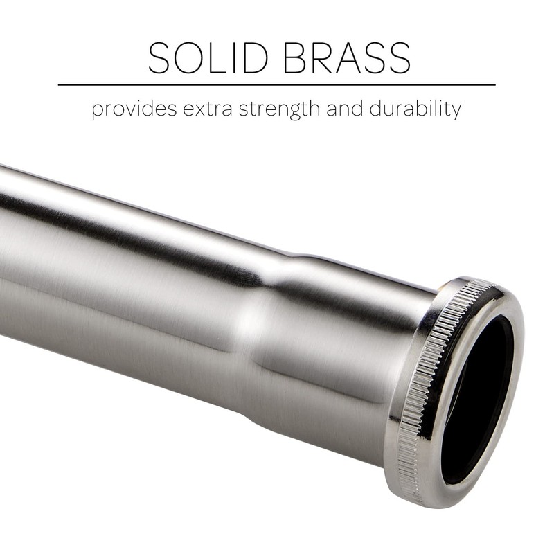 Brass Slip Joint Extension Tube 1-1/4” OD x 12” with