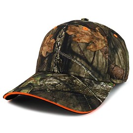Armycrew Hunting Camouflage Outdoor Structured Sandwich Bill Baseball Cap - Break Up