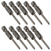 LDEXIN 10Pcs Phillips Screwdriver Bits 1/4 Inch Hex Shank S2