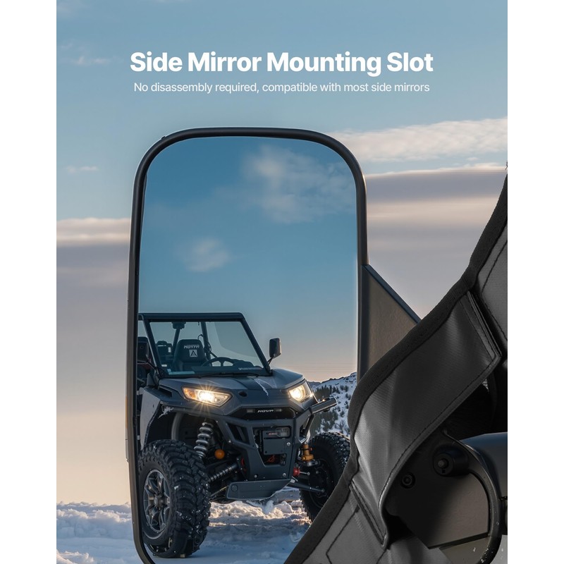 VEVOR Cab Enclosure Upper Doors, Compatible with Polaris RZR XP4