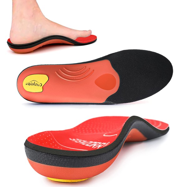 Orthotic Insoles Arch Support Full Length Inserts Metatarsal Pinnacle Plus