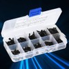Screw Screw with Nut, 300 Pieces Black Alloy Steel 12.9