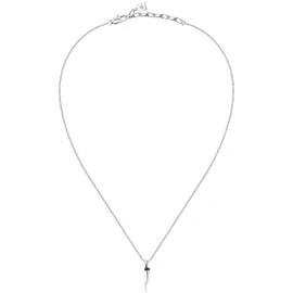 MORELLATO Mens Steel Crystal Necklace MOTOWN Collection Gift for Men, Alloy Steel, Crystal