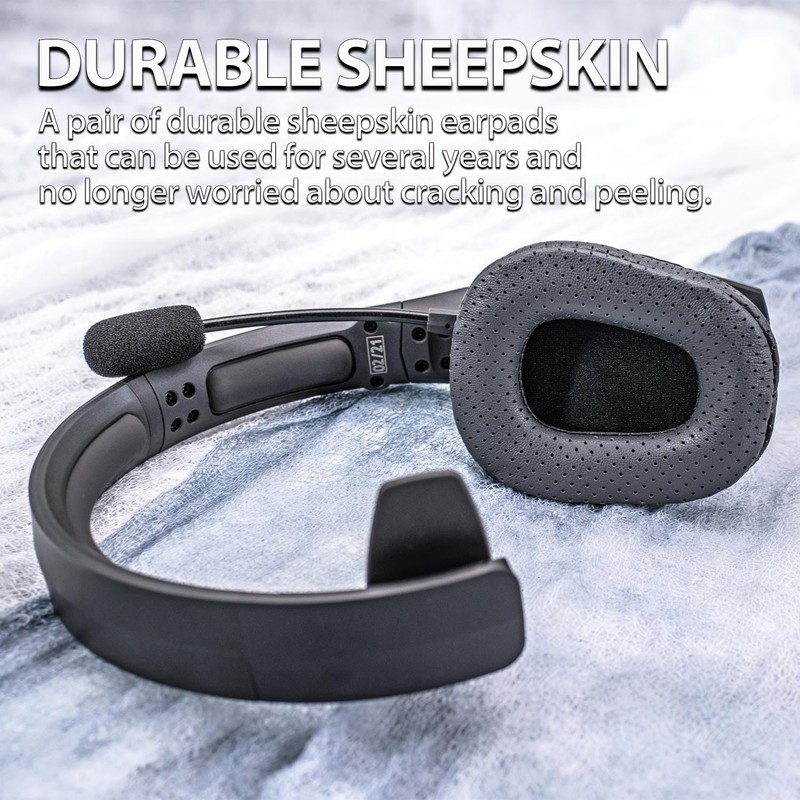 B450-XT B550-XT Replacement Ear Pads Sheepskin Leather Ear Cushion Compatible