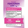Fenugreek Capsules | 100 Count | Postnatal | Non-GMO |
