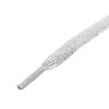 Allegra K Metallic Shoelaces, Ribbon, Flat, Fluorescent, Shiny, Wide, 1