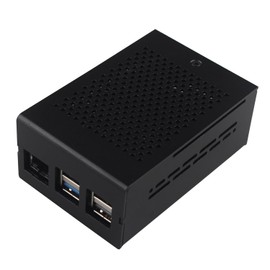 ZDE ZC502 Aluminum Case for Raspberry Pi 5 2GB/4GB/8GB/16GB Support PCIe to M.2 NVMe PoE HAT WiFi7 PCIe Peripheral Board ZP515/ZP516/ZP517A/ZP581/ZP582/ZP590B and Raspberry Pi 5 Active Cooler