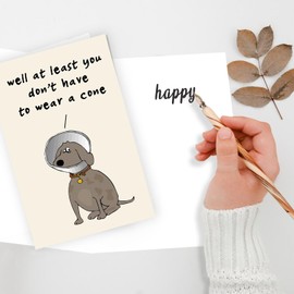 Zyulin Get Well Cards, Get Well Soon Card, Best Post Surgery Gifts for Men Women, Surgery Recovery Gifts, Vasectomy Gifts