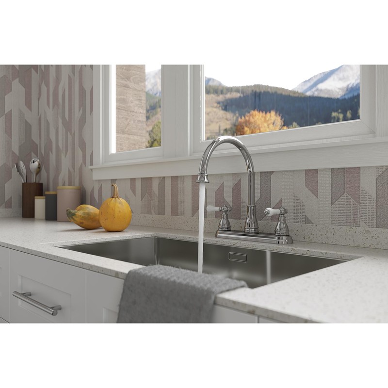 Pfister Sonterra Kitchen Faucet with Side Spray, 2-Handle, High Arc,