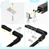 Juexica 3ft-16.4ft / 5 Meter Curtain Track Set with 90°