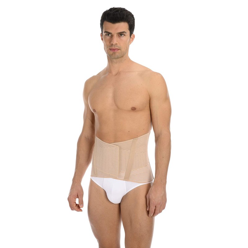 SCUDOTEX Lombo Super Cross Bucket Elastic Corset 27 cm Natural