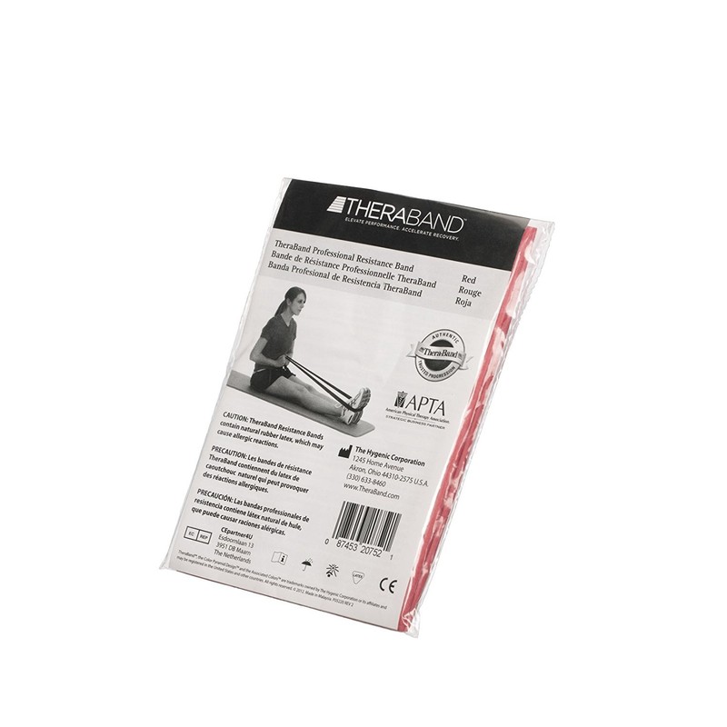 THERABAND Resistance Bands, 5 Foot, 30 Count Professional Latex Elastic