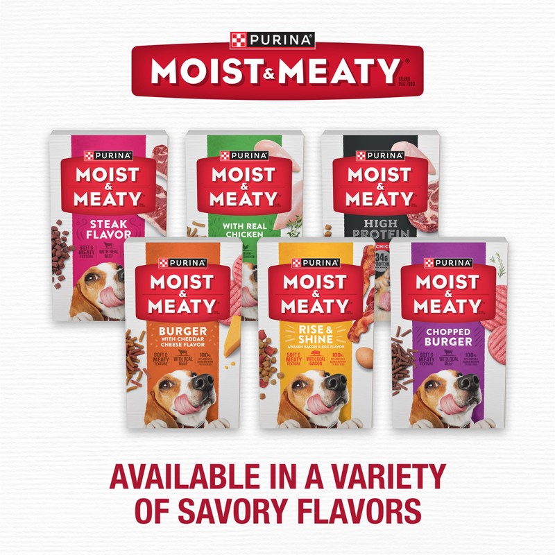 Purina Moist & Meaty Purina Moist and Meaty Steak Flavor