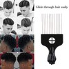 2 Pack Afro Comb and Metal Wig Detangler - Braid