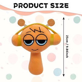 LYNBLY Sprunki Plush, 9.8 Inch Sprunki Plushies, Sprunki Wenda Plush, Sprunki Game Plush Toys, Sprunki Plush Toys, Sprunki Game Plush Toys, Gifts for Boys, Girls, Children, Adults