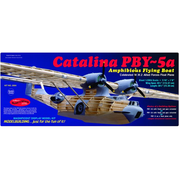 Guillow's PBY-5A Catalina Model Kit, Small