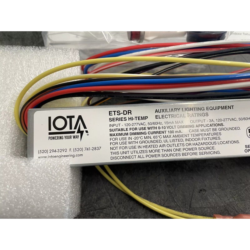 IOTA ETS-DR Hi Temp Series Emergency Lighting Ballast Control Device