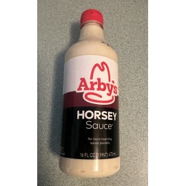 Unbranded NEW SEALED Arby's Horsey Sauce 16 fl oz famous classic original roast beef