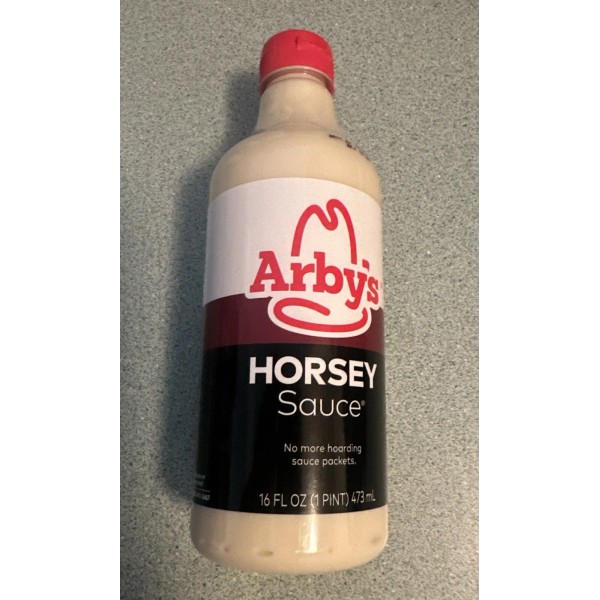 Unbranded NEW SEALED Arby's Horsey Sauce 16 fl oz famous