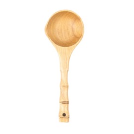 Wooden Sauna Ladle Wood Scoop Handmade Ladle Serving Spoon Wood Scoop Kitchen Ladle Dripper,Wooden Scoop