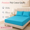 EXQUIZIT HOME Fitted Bed Sheet with Pillowcases Pack of 2