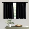 RYB HOME Black Curtains Blackout - Bathroom Small Window Curtains