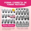 SASHA Pestañas Postizas Autoadhesivas Sin Pegamento, 104 Piezas Pestañas Extensiones