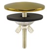 XNTONG - Sink Hole Cover, Sink Overflow Cap, Solid Brass