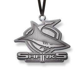 Cronulla Sharks NRL Rugby League Metal Ornament