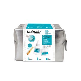 Babaria Collagen Serum Gift Set 100% Vegan with Collagen and Lifting Effect, Silver, Blue