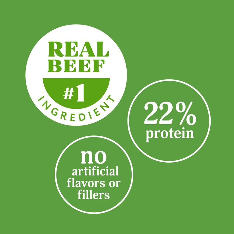 Milo's Kitchen Beef Sausage Slices With Rice Dog Treats, 18