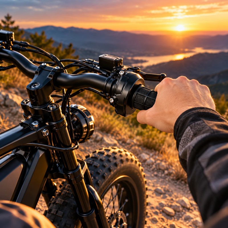 Full Twist Throttle for TST Electric Bikes – 3-Pin Waterproof