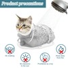 Cat Bathing Bag, Breathable Mesh Cat Shower Bag Anti Scratch