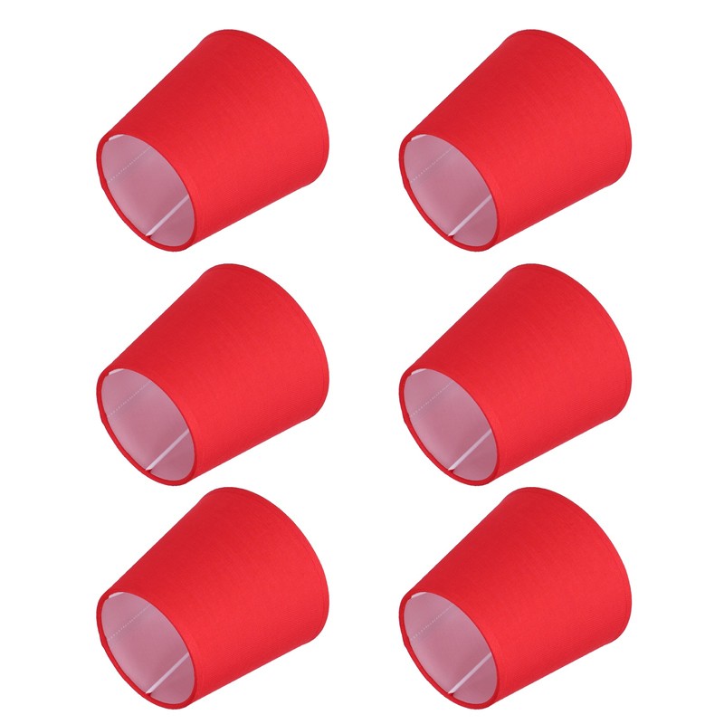 6Pcs Lampshade Modern Simple Cloth Art Inner Film Pendant Wall