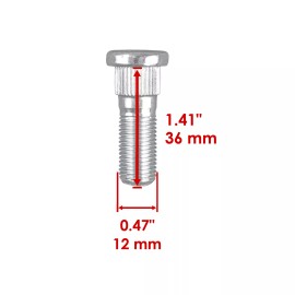 Kawasaki 8 Front or Rear Wheel Hub Stud Bolt Fits Kawasaki 92153-1915