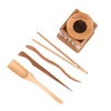 Alnicov Set of 6 Natural Bamboo Tea Utensils Pure Kungfu