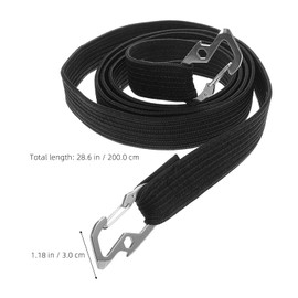 HONMEET Elastic Bungee Cords with Hooks Heavy Duty Motorcycle and Bicycle Tie Down Straps Durable and Reliable Stretchable Ropes for Outdoor Riding and Luggage Stability