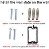 Coax Ethernet Phone Wall Plate - 1 Port Cat6 RJ45