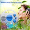 Waterproof Shower Radio Wireless Portable Radio Am/FM Wall Hanging Radio