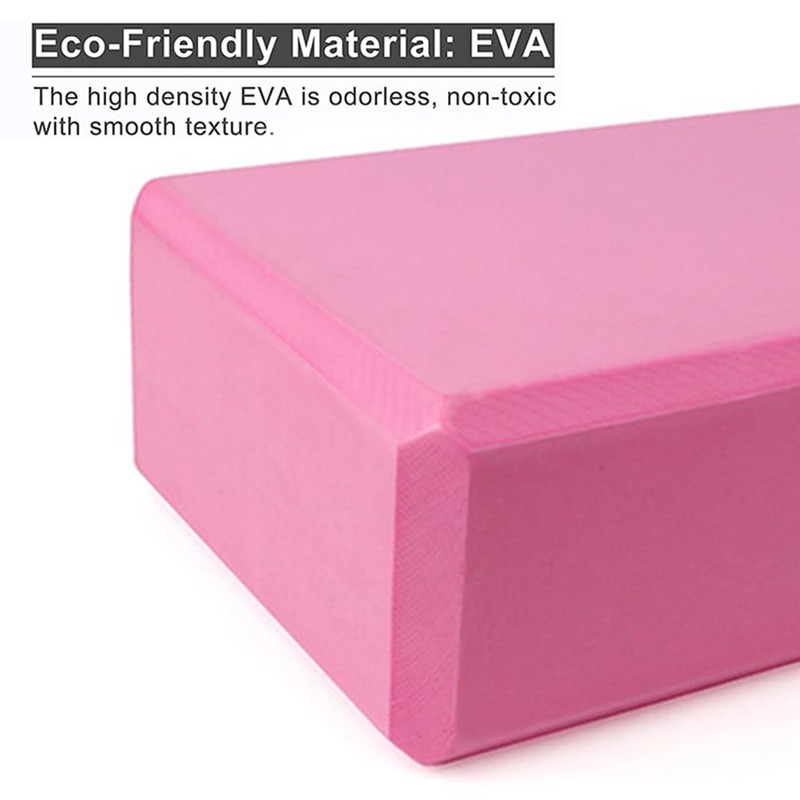1x Yoga Block Brick Foaming Home Exercise Practice Fitness Gym