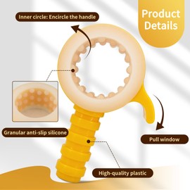 Window Handle Extension with Stick Hooks for Roof Windows, Roof Window Rod for Opening, Window Opener Rod with Hooks, Window Opener with Roof Hooks for Roof Window Roller Blinds and Window Blinds